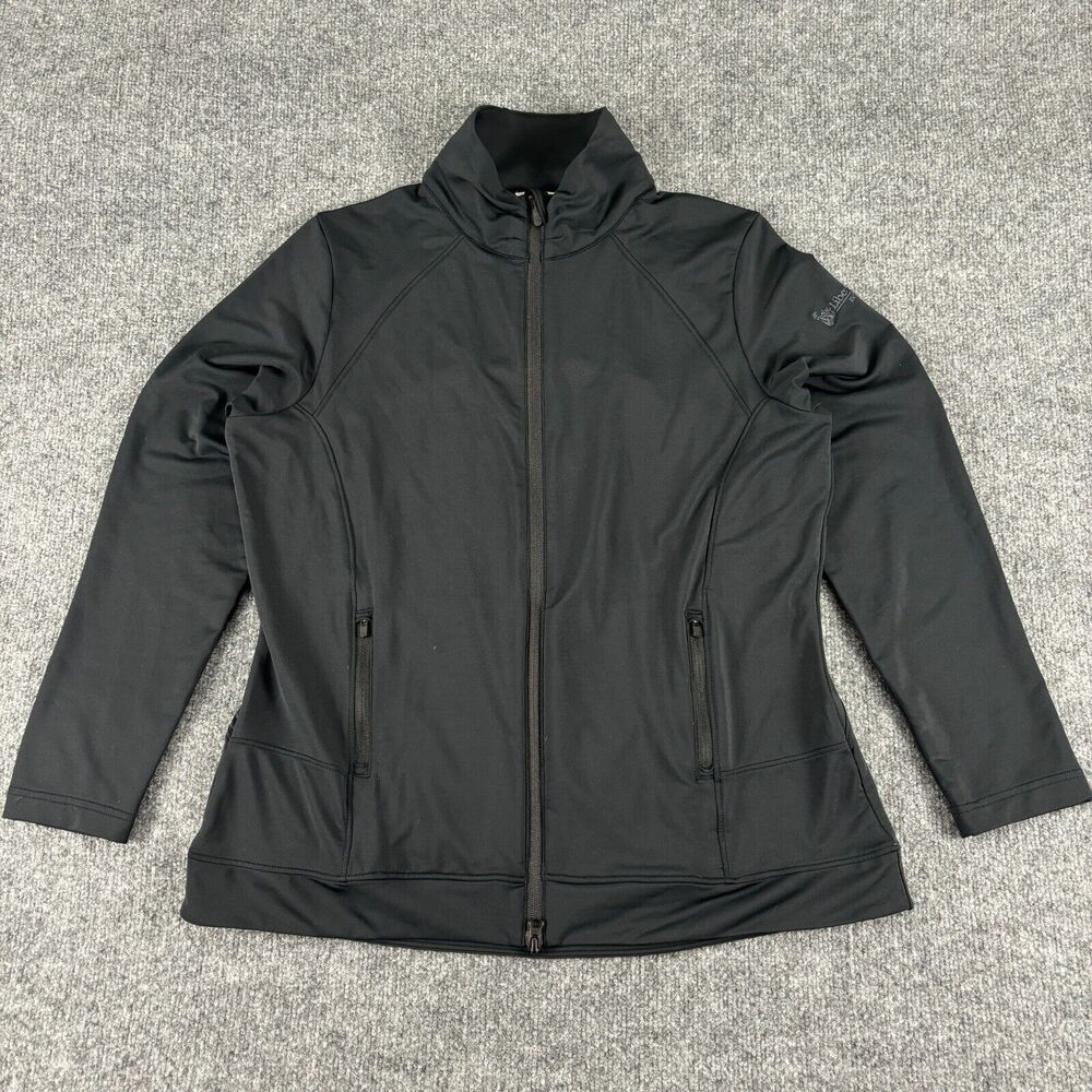 Peter Millar Mens XL Full Zip Jacket Golf Polyester w/LOGO
